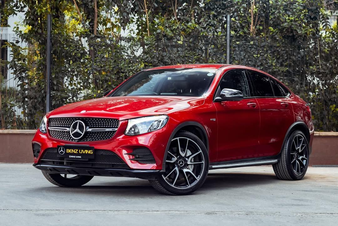 Hyacinth Red has Never looked this Bold and Fierce. The Mercedes Benz GLC43 AMG Coupe.Performan (1)