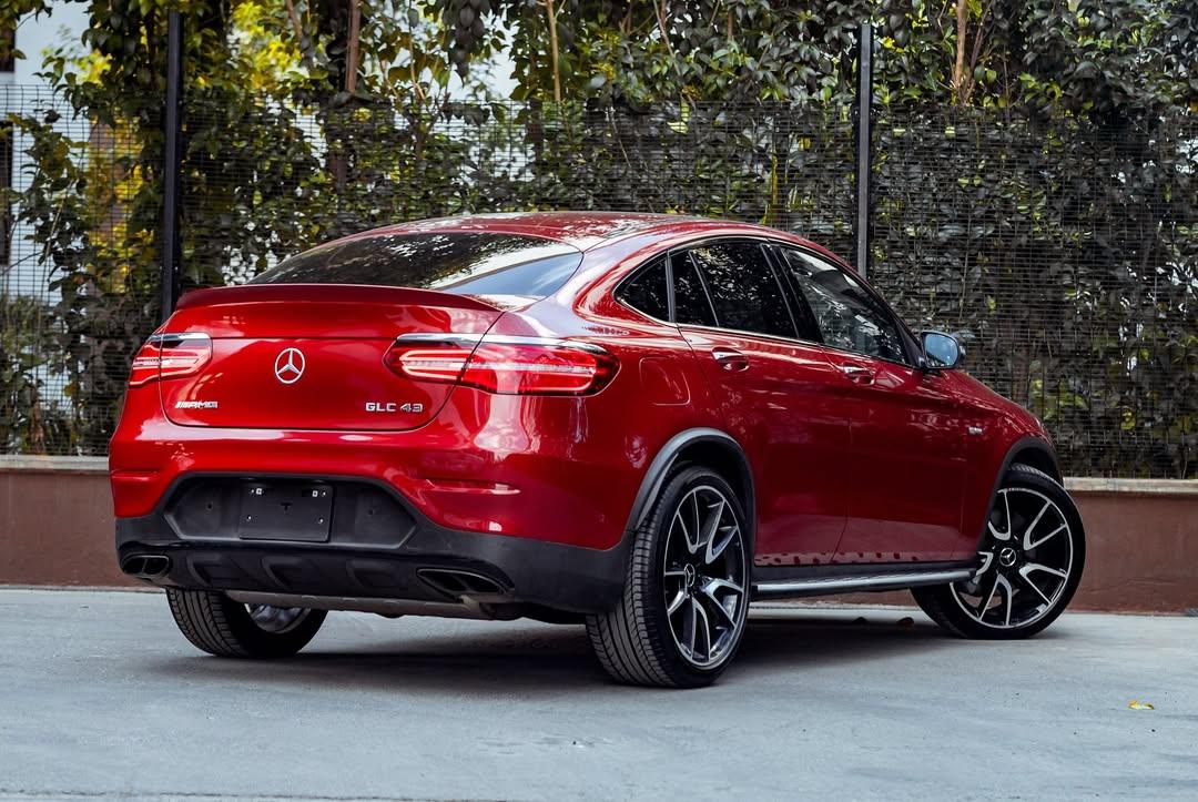 Hyacinth Red has Never looked this Bold and Fierce. The Mercedes Benz GLC43 AMG Coupe.Performan