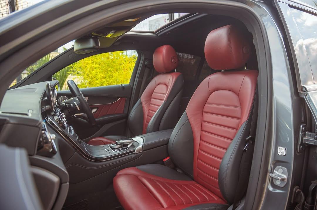 Unleash the untamed. 2018 Mercedes-Benz GLC43 AMG Coupe in Gun Grey Metallic brings 396bhp of he (2)